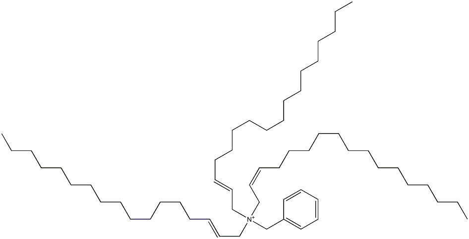 Tri(2-heptadecenyl)benzylaminium