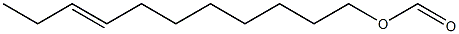 Formic acid 8-undecenyl ester Structure