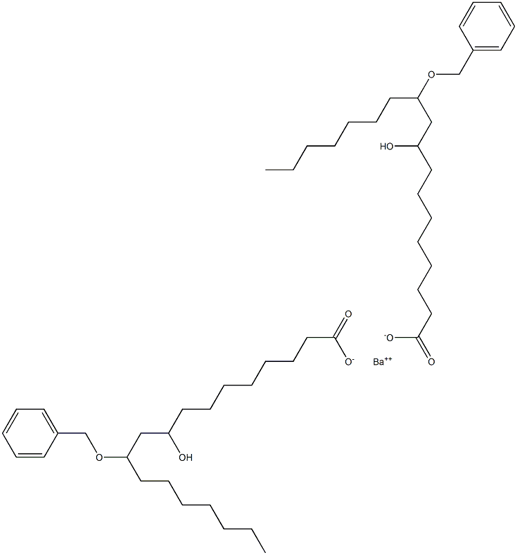 Bis(11-benzyloxy-9-hydroxystearic acid)barium salt