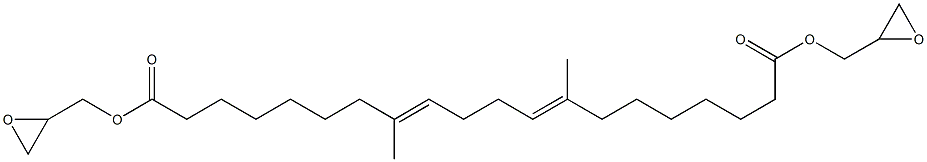 8,13-Dimethyl-8,12-icosadienedioic acid bis(oxiranylmethyl) ester