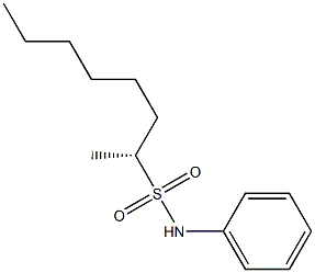 [R,(+)]-2-Octanesulfonanilide Struktur