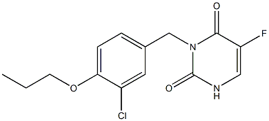 3-(3-Chloro-4-propoxybenzyl)-5-fluorouracil