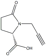 1-(2-Propynyl)-5-oxo-L-proline,,结构式