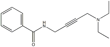 N-[4-(Diethylamino)-2-butynyl]benzamide 结构式