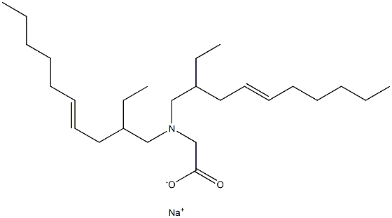  N,N-Bis(2-ethyl-4-decenyl)aminoacetic acid sodium salt