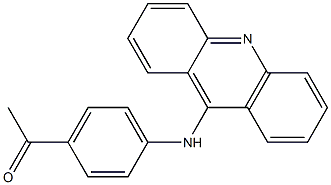 N-(4-Acetylphenyl)-9-acridinamine 结构式
