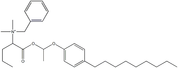 N,N-Dimethyl-N-benzyl-N-[1-[[1-(4-nonylphenyloxy)ethyl]oxycarbonyl]butyl]aminium