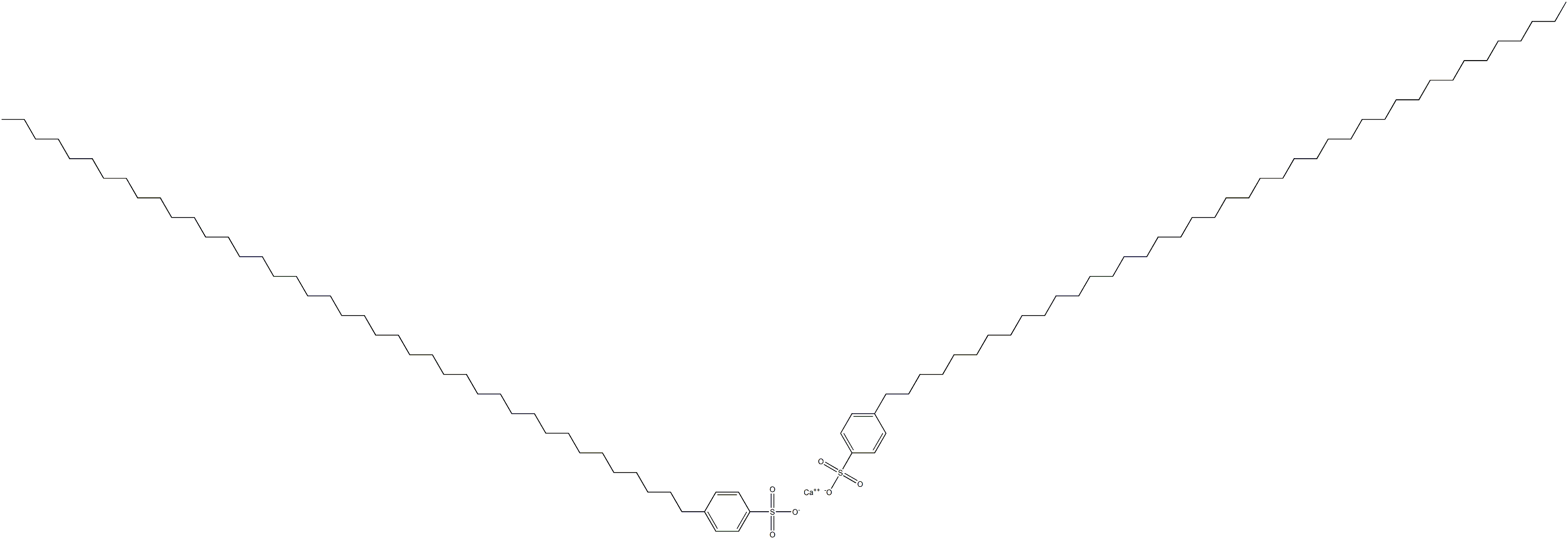 Bis[4-(hentetracontan-1-yl)benzenesulfonic acid]calcium salt Structure