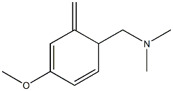  4-Methoxy-N,N-dimethyl-6-methylene-2,4-cyclohexadiene-1-methanamine