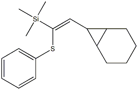 7-[(Z)-2-(Phenylthio)-2-(trimethylsilyl)ethenyl]bicyclo[4.1.0]heptane Structure
