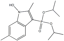 3-[Isopropoxy(isopropoxy)phosphinyl]-2,6-dimethyl-1-hydroxy-1H-indole