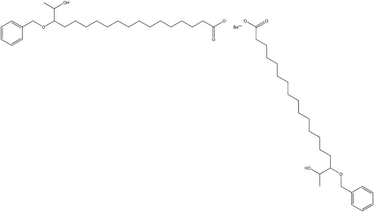  Bis(16-benzyloxy-17-hydroxystearic acid)barium salt