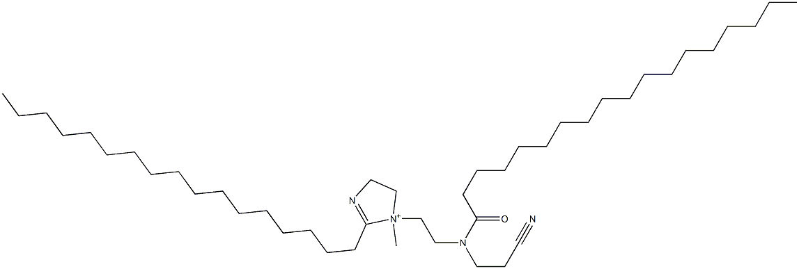 1-[2-[(2-Cyanoethyl)(1-oxooctadecyl)amino]ethyl]-2-heptadecyl-4,5-dihydro-1-methyl-1H-imidazol-1-ium