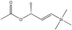 Acetic acid [(R,E)-1-(trimethylsilyl)-1-buten-3-yl] ester,,结构式