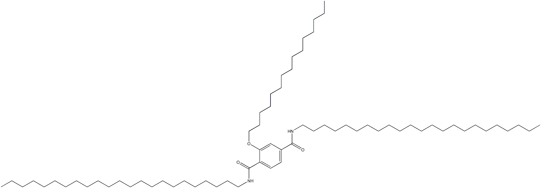 2-(Pentadecyloxy)-N,N'-ditricosylterephthalamide 结构式