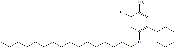 2-Amino-4-cyclohexyl-5-(hexadecyloxy)phenol|