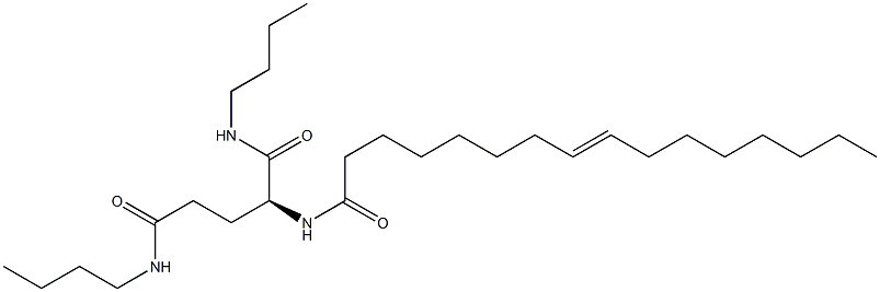 N2-(8-Hexadecenoyl)-N1,N5-dibutylglutaminamide Struktur