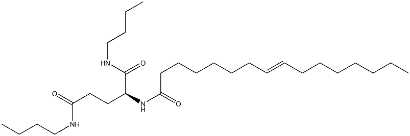 N2-(8-Hexadecenoyl)-N1,N5-dibutylglutaminamide Structure