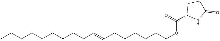 (S)-5-Oxopyrrolidine-2-carboxylic acid 7-heptadecenyl ester 结构式