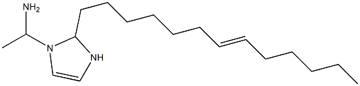 1-(1-Aminoethyl)-2-(7-tridecenyl)-4-imidazoline Struktur