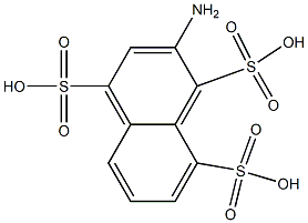 2-Amino-1,4,8-naphthalenetrisulfonic acid Structure