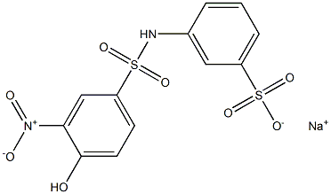 m-(4-Hydroxy-3-nitrophenylsulfonylamino)benzenesulfonic acid sodium salt