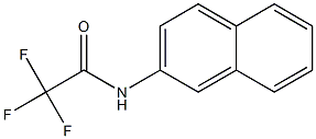 N-(2-Naphtyl)trifluoroacetamide Struktur