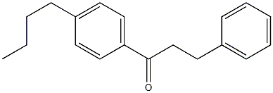 1-(4-Butylphenyl)-3-phenyl-1-propanone Struktur