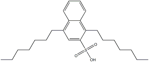 1,4-Diheptyl-2-naphthalenesulfonic acid