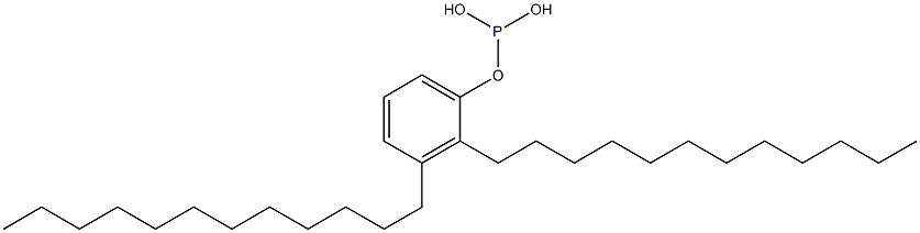Phosphorous acid didodecylphenyl ester Struktur