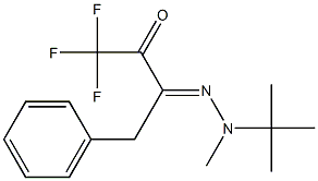 1,1,1-Trifluoro-3-[2-(tert-butyl)-2-methylhydrazono]-4-phenyl-2-butanone