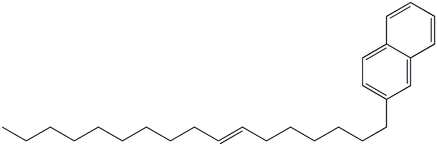 2-(7-Heptadecenyl)naphthalene,,结构式