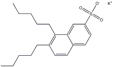 7,8-Dipentyl-2-naphthalenesulfonic acid potassium salt