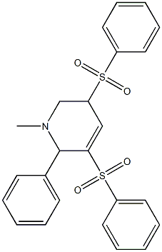 1-Methyl-3,5-bis(phenylsulfonyl)-2-phenyl-1,2,5,6-tetrahydropyridine