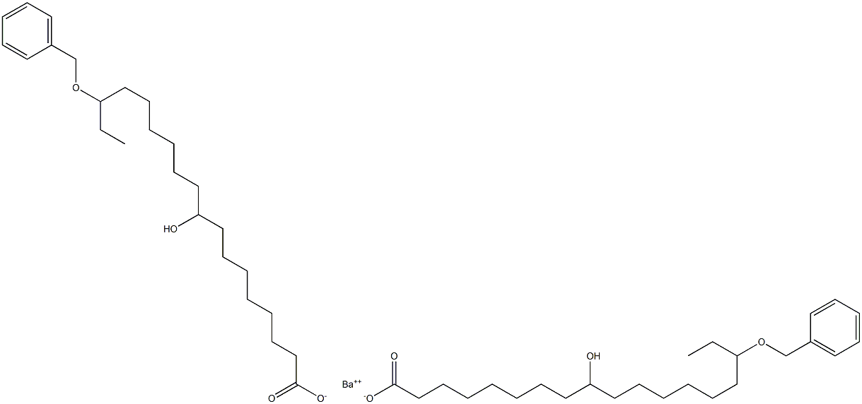  Bis(16-benzyloxy-9-hydroxystearic acid)barium salt