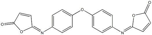 Bis[4-(2-oxofuran-5(2H)-ylidene)aminophenyl] ether Structure