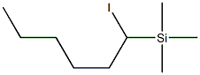 1-Iodo-1-(trimethylsilyl)hexane 结构式