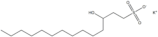 3-Hydroxytetradecane-1-sulfonic acid potassium salt