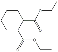 5-Cyclohexene-1,2-dicarboxylic acid diethyl ester 结构式