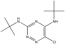 6-Chloro-3,5-bis(tert-butylamino)-1,2,4-triazine