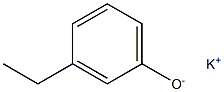 Potassium m-ethylphenolate Struktur