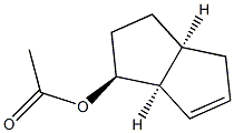 Acetic acid (1S,2S,5S)-bicyclo[3.3.0]oct-7-en-2-yl ester 结构式