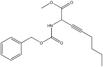 2-Benzyloxycarbonylamino-3-octynoic acid methyl ester