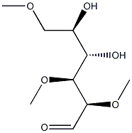 2-O,3-O,6-O-Trimethyl-D-galactose Struktur