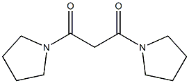 1,3-Dipyrrolizinopropane-1,3-dione 结构式