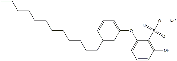 3-Hydroxy-3'-dodecyl[oxybisbenzene]-2-sulfonic acid sodium salt