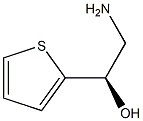 [R,(+)]-α-(アミノメチル)-2-チオフェンメタノール 化学構造式