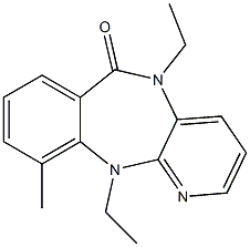 5,11-Dihydro-5,11-diethyl-10-methyl-6H-pyrido[2,3-b][1,4]benzodiazepin-6-one
