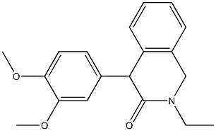 1,4-Dihydro-2-ethyl-4-(3,4-dimethoxyphenyl)isoquinolin-3(2H)-one