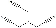 トリ(シアノメチル)ホスフィン 化学構造式